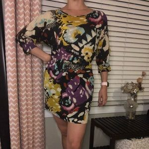 Multi-colored Party Dress by GLAM